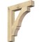 Ekena Millwork Balboa Block Rough Sawn Bracket, Douglas Fir, 4"W x 24"D x 28"H BKT04X24X28BOA05RDF - alternate 1